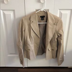 Tan blazer.